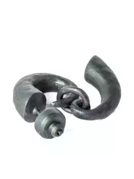 Серьга Little Horn с подвеской Parts of Four, черный