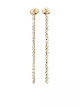 Серьга Modernist из желтого золота с бриллиантами Lark & Berry, золотой