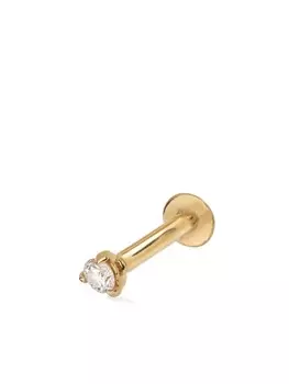 Серьга Modernist из желтого золота с бриллиантами Lark & Berry, золотой