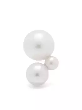 Серьга Petite Stellari из желтого золота с жемчугом Sophie Bille Brahe, золотой