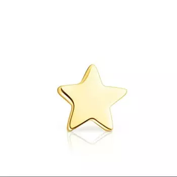 Серьга-пирсинг Tous Piercing Star, золото