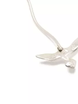 Серьга-подвеска Flying Bird из коллаборации с Vibe Harslf Henrik Vibskov, серебряный