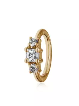 Серьга Princess из желтого золота с бриллиантами MARIA TASH, золотой