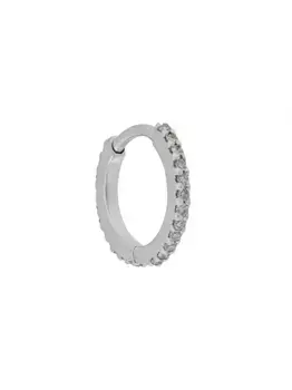 Серьга Rainbow Huggie Maria Black, металлик