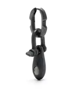 Серьга с бриллиантом Parts of Four, черный