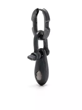 Серьга с бриллиантом Parts of Four, черный