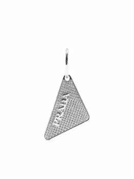Серьга с кристаллами Prada, серебяный