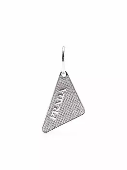 Серьга с кристаллами Prada, серебряный