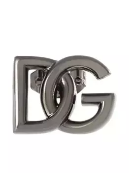 Серьга с логотипом DG DOLCE & GABBANA, серебяный