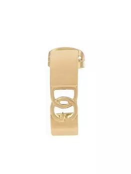 Серьга с логотипом DG Dolce & Gabbana, золотой