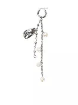 Серьга с подвеской Acne Studios, серебяный