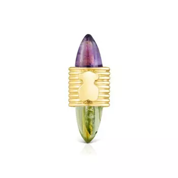 Серьга Tous Lure, золото/драгоценные камни