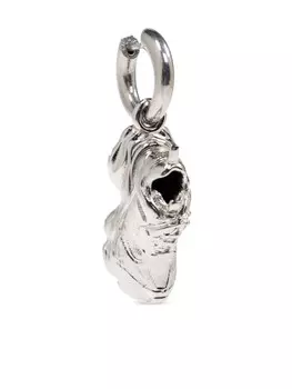 Серьга в форме обуви Balenciaga, серебряный