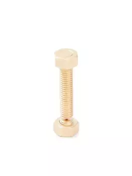 Серьга в форме винта Maison Margiela, золотой