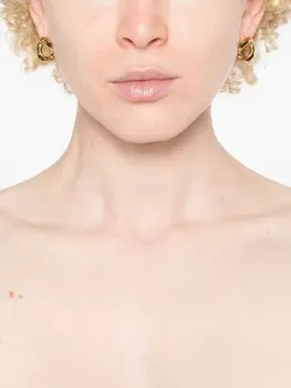 Серьги абстрактной формы Jil Sander, золотой