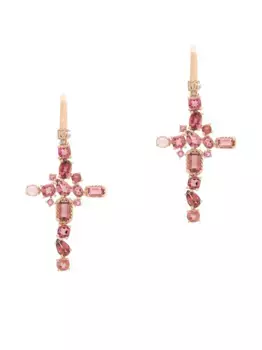 Серьги Anna из красного золота с турмалином DOLCE & GABBANA, красный