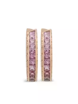 Серьги Anna из красного золота с сапфирами и бриллиантами DOLCE & GABBANA, красный