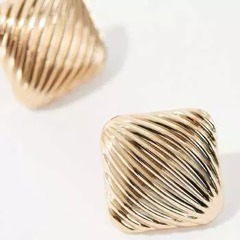 Серьги Asos Design Stud, золотистый