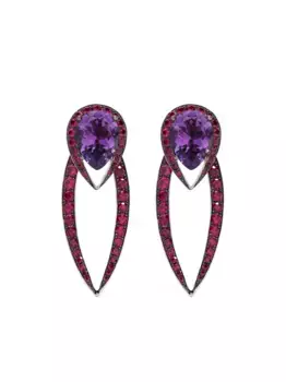 Серьги Aurora из белого золота Shaun Leane, серебяный