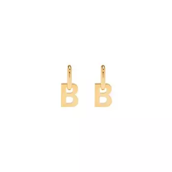 Серьги B Chain XL BALENCIAGA, золотой