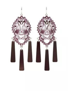 Серьги Bird Tory Burch, серебряный