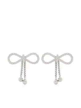 Серьги Blumarine в виде банта, серебряный