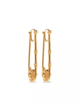 Серьги-булавки Versace, золотой