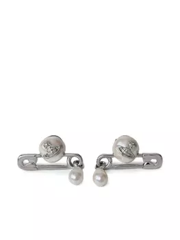 Серьги-булавки Vivienne Westwood, серебряный