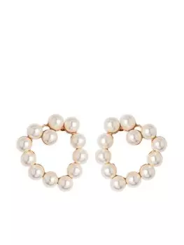 Серьги Carly Jennifer Behr, белый