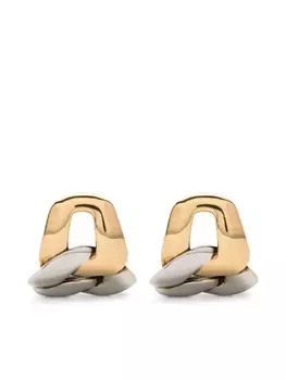 Серьги Chain Alexander McQueen, серебряный
