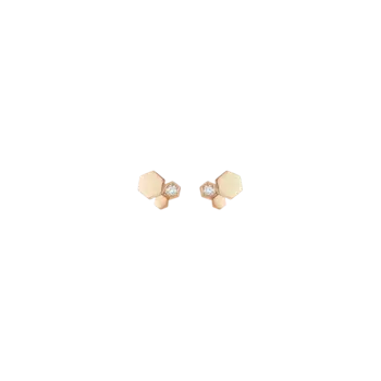 Серьги Chaumet Bee my love из розового золота с бриллиантами