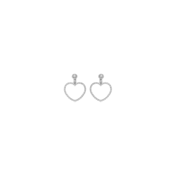 Серьги Chopard Classic из белого золота с бриллиантами