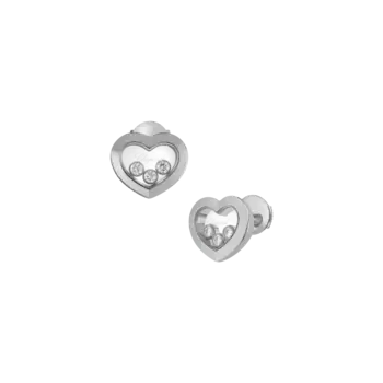 Серьги Chopard Happy Diamonds Icons - Серьги, белое золото, бриллианты