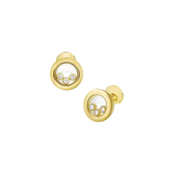 Серьги Chopard Happy Diamonds Icons - Серьги, желтое золото, бриллианты