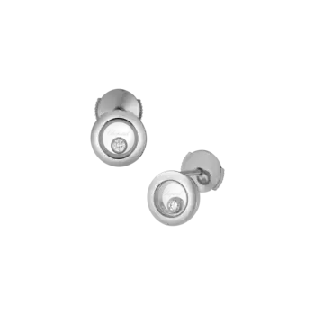 Серьги Chopard Happy Diamonds Icons - Серьги, белое золото, бриллианты