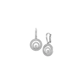 Серьги Chopard Happy spirit из белого золота с бриллиантами