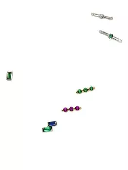 Серьги Colorful Connoisseur из 14-каратного золота Lark & Berry, золотой