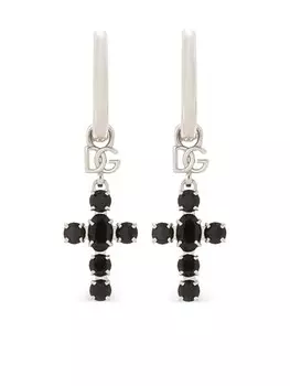 Серьги Creole Dolce & Gabbana, серебряный