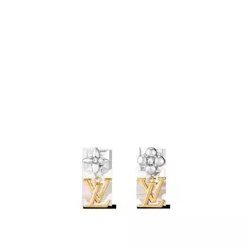 Серьги-цветы LV Iconic Louis Vuitton, золотой