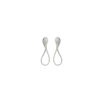 Серьги Dada Arrigoni Elika из белого золота с бриллиантами