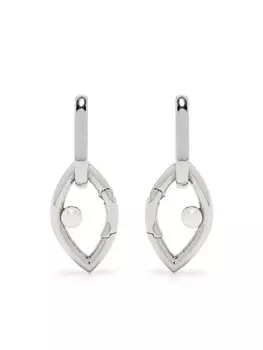 Серьги Eye Opener Capsule Eleven, серебряный