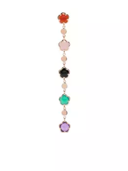 Серьги Figlia dei Fiori из розового золота 18 карат с камнями PASQUALE BRUNI, розовый