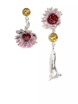 Серьги Flower Pop Marni, серебряный