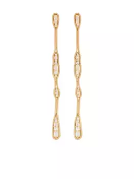 Серьги Fluid из желтого золота с бриллиантами Fernando Jorge, золотой