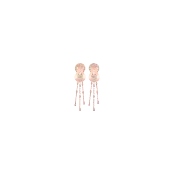 Серьги Fred Force 10 из розового золота с бриллиантами