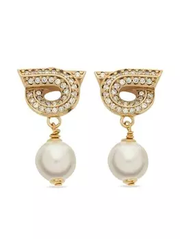 Серьги Gancini Ferragamo, золотой