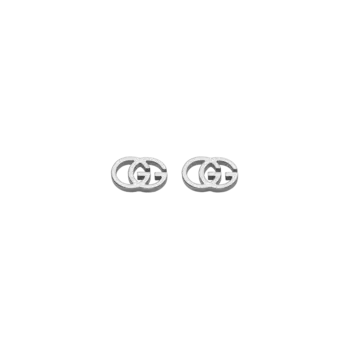 Серьги Gucci GG из белого золота