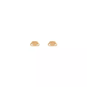 Серьги-гвоздики BB XS BALENCIAGA, золотой