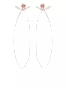 Серьги-гвоздики Bow Ribbon Simone Rocha, золотой