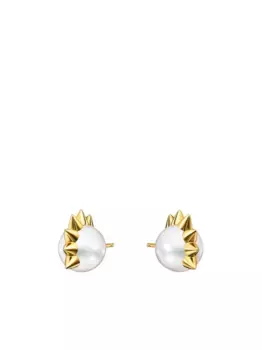 Серьги-гвоздики Collection Line Danger Spike из желтого золота TASAKI, золотой